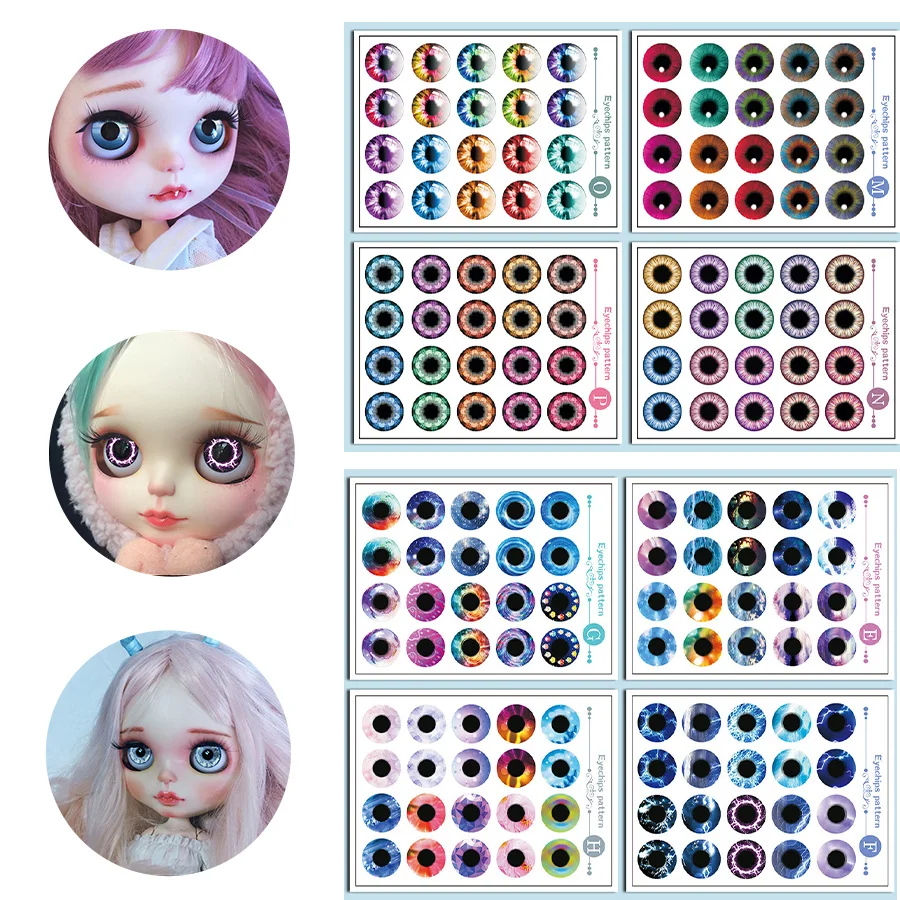 Fashion Doll accessories DIY Glasses for 1 6 BJD Blyth Doll /_H