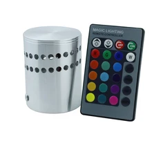 3 Вт Современная Новинка СВЕТОДИОДНЫЙ Потолочный Светильник Бра RGB Бра с Пульт дистанционного