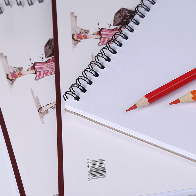 EZONE A3/A4/A5/B5 блокнот для эскизов для рисования Бумага черный страниц Тетрадь Путешествие поездка набросок рисунок инструмент Школа