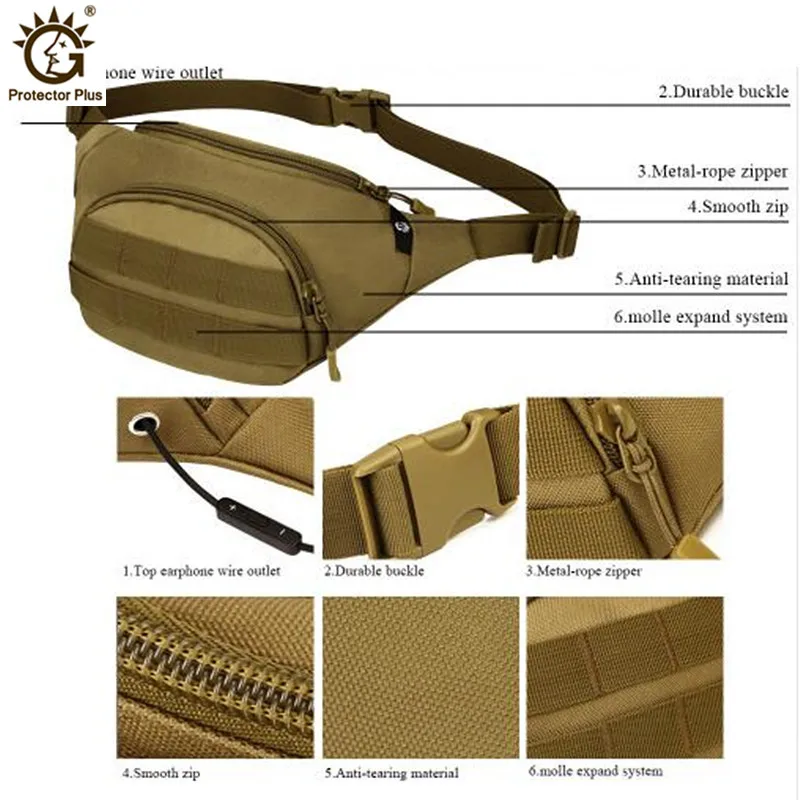 Tactical Military Molle Bag Waterproof Waist Bag Fanny Pack Climbing Hiking Fishing Sports Hunting Waist Bags Belt Tactical Military Molle Bag Waterproof Waist Bag Fanny Pack Climbing Hiking Fishing Sports Hunting Waist Bags Belt