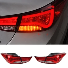 Tail Lights Altis Lamp DRL for Hyundai Elantra Rear lights 2011 2012 2013 2014 New LED Signal+Brake+Reverse Car Styling