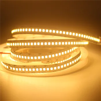 

DC12V Flexible LED Strip light Ribbon Tape Lamp 5M SMD 2835 Non Waterproof LED Strip Warm white 60/120/240leds/m Home Decoration