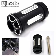 FP-005-BK Motorcycle CNC Billet Aluminum Edge Cut Shifter Shift Peg For Harley Touring Softail Sportster Dyna Black new deep cut billet cnc gear motorbike black shifter shift linkage for harley touring flht fltr flst fltc undefined