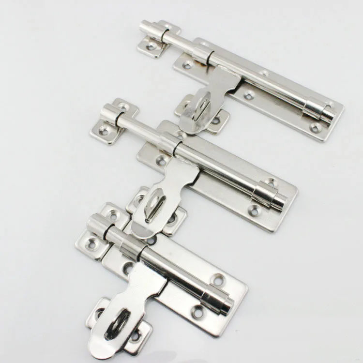 Lot of 10 Stainless Steel Heavy Duty Security Door Barrel Bolt Locks (L100mm)in Locks from