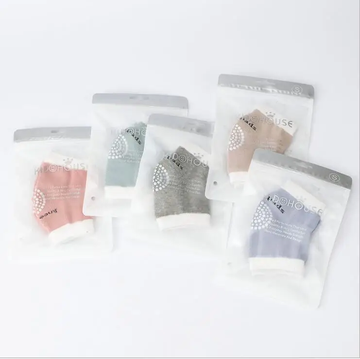 New four seasons baby knee pads cotton infant crawling toddler leggings half-loop non-slip dispensing children's leg warmers