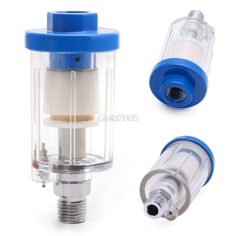 Inline 1/4'' Air Oil Water Separator Filter For Compressor Spray Paint Gun New Oct Whosale&ampDropShip | Инструменты