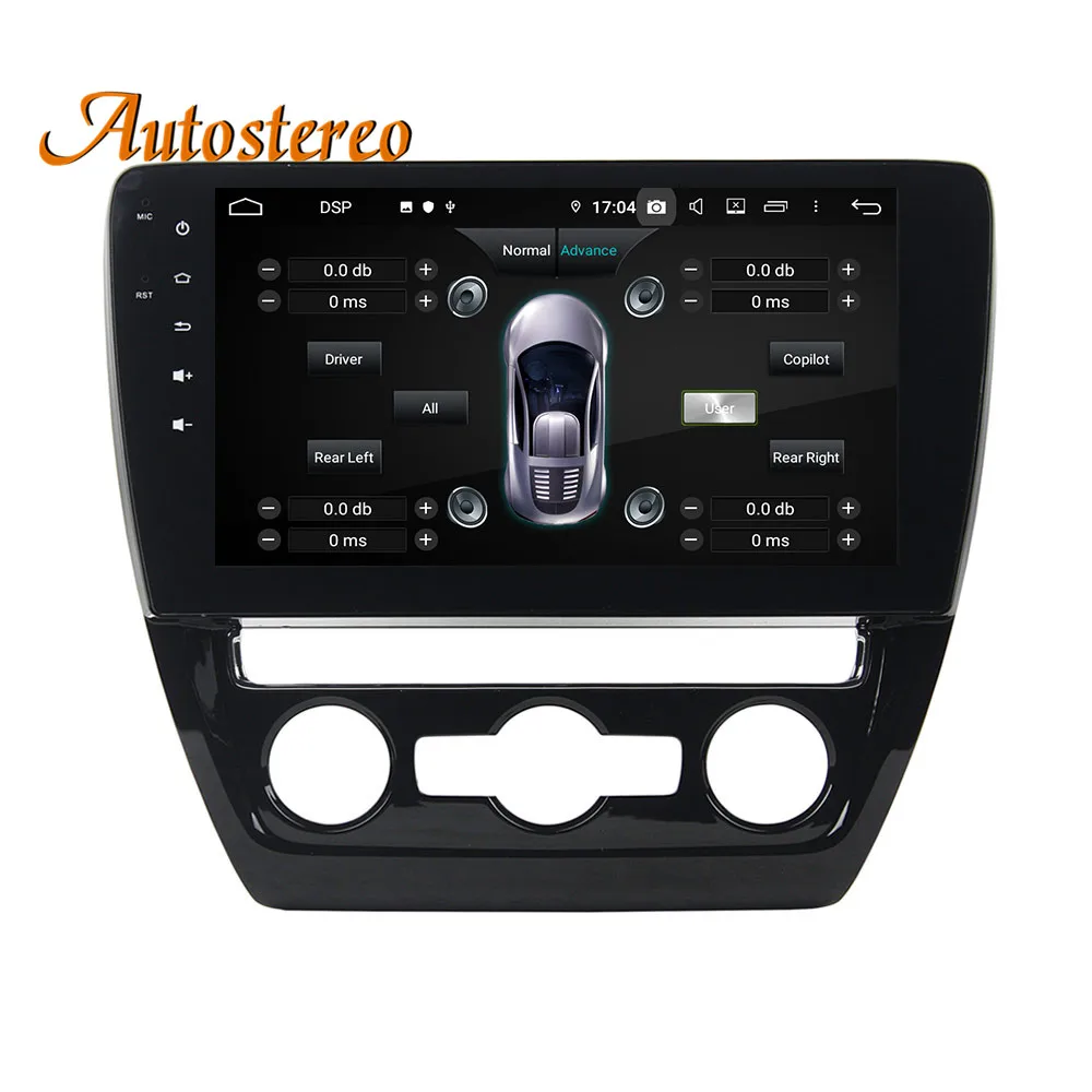 Best DSP Android 9 Car GPS navigation For Volkswagen Sagitar 2015-2016 multimedia DVD player head unit autoradio tape recorder stereo 6