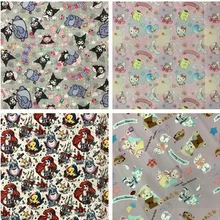 145*90 см Kuromi Русалка Duffy 210D Оксфорд водонепроницаемое полотно из полиэстера для лоскутное ПВХ DIY шитье скатерть сумка плащ