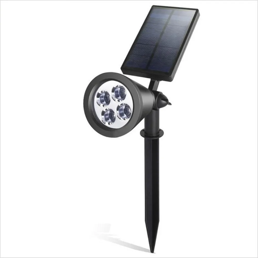 

Waterproof IP65 Outdoor Garden 4 LED Solar Light Super Brightness Garden Lawn Lamp Landscape Spot Lights Wall Light