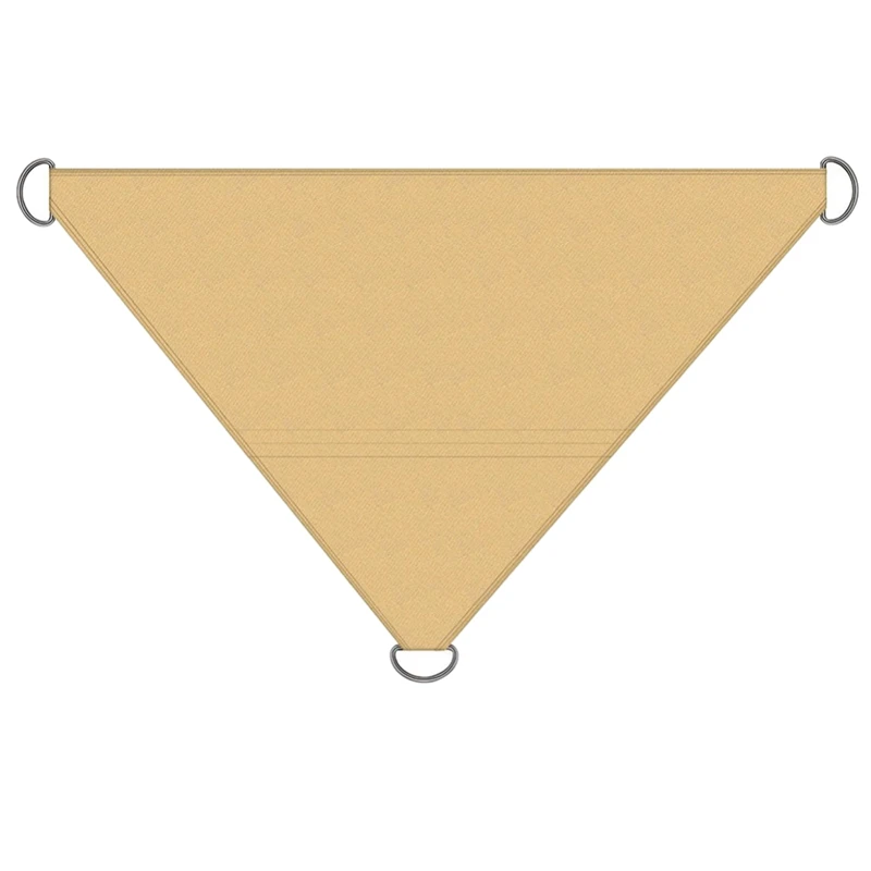 

Outdoor Sun Shade Sail Protection Triangle Canopy Garden Patio Pool Shade Sail Camping Picnic Tent Awning With Wind Rope