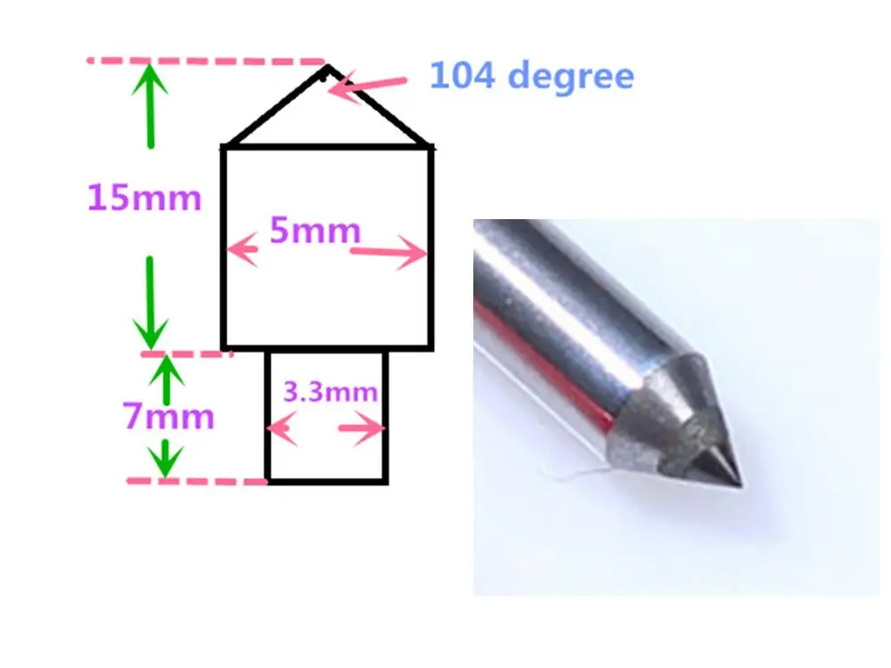 diamond stone needle