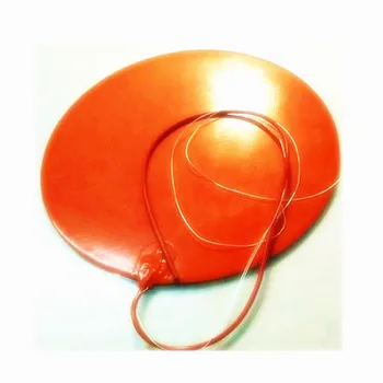 

Diameter 460*1.5mm Heat Bed for 3d Printer silicone rubber heater 220v 740w adhesive 1 side 100k thermistor 1000mm lead wire