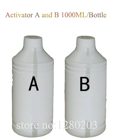 

2bottle Activator  A and B Hydrographic Film Activator For Water Transfer Printing Film  Activator  B