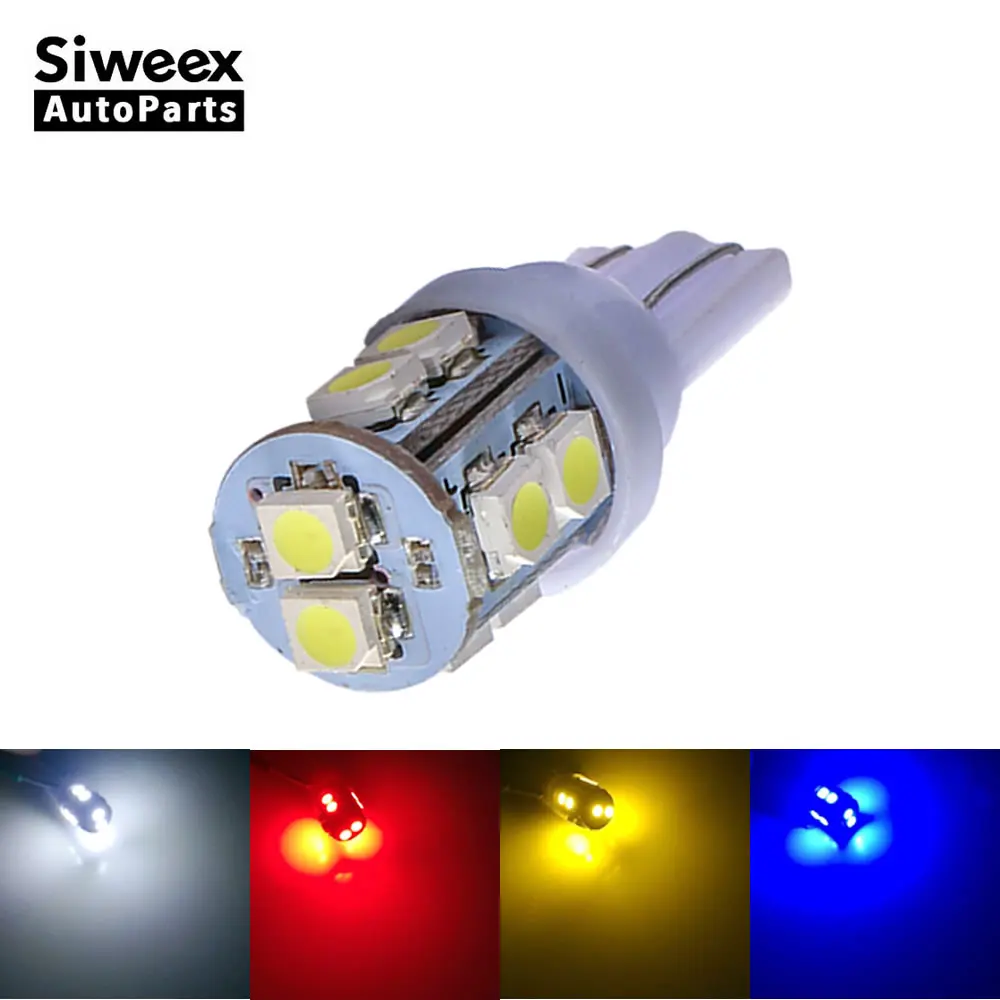 1X T10 W5W Клин светодиодный лампы 1210 10 SMD 3528 автомобиль Подсветка салона 194 168
