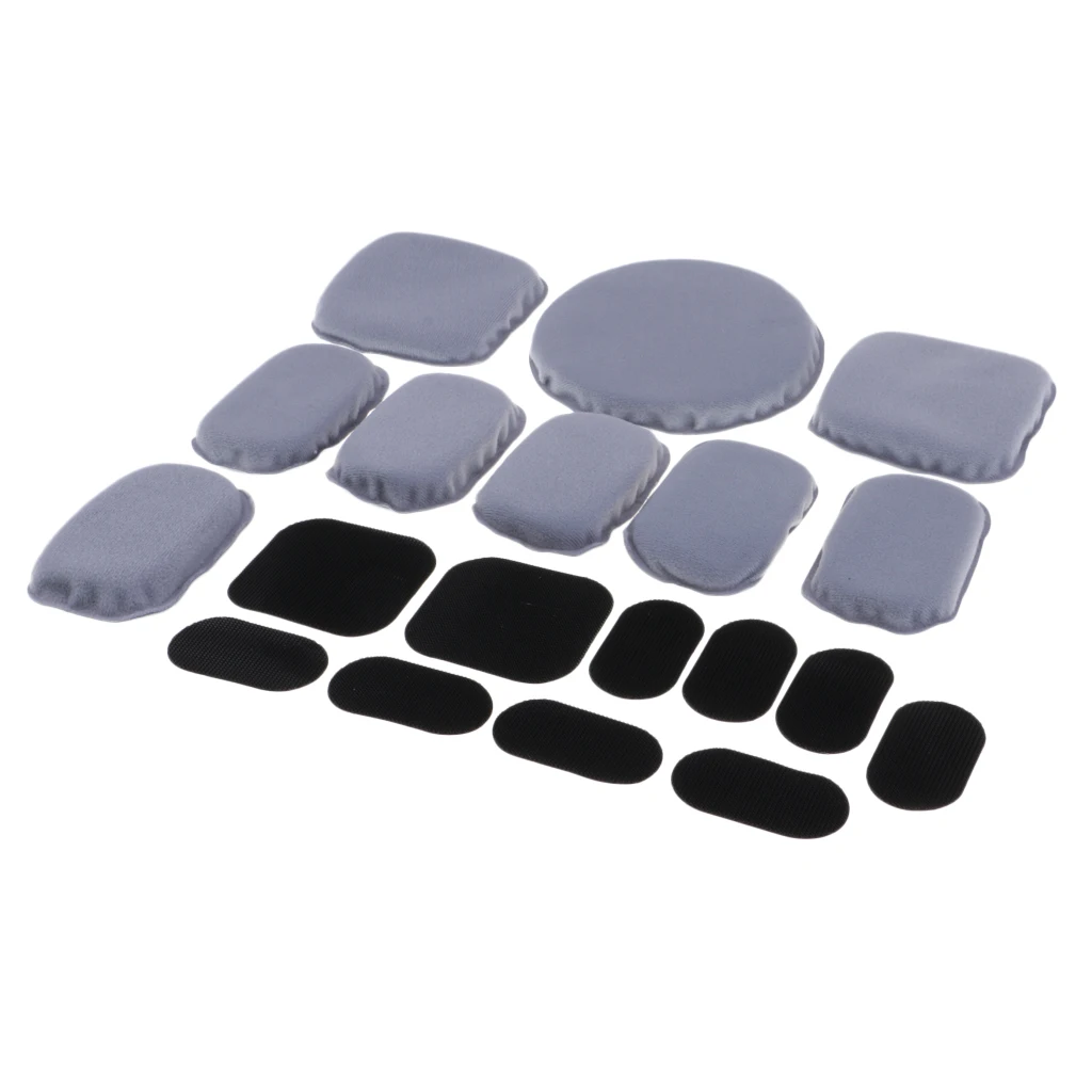 1 Set 19 Pcs Universal Comfort Replace Foam Pads Padding Accessories Kits For Fast Helmet Mich/ACH/USMC/PASGT Style