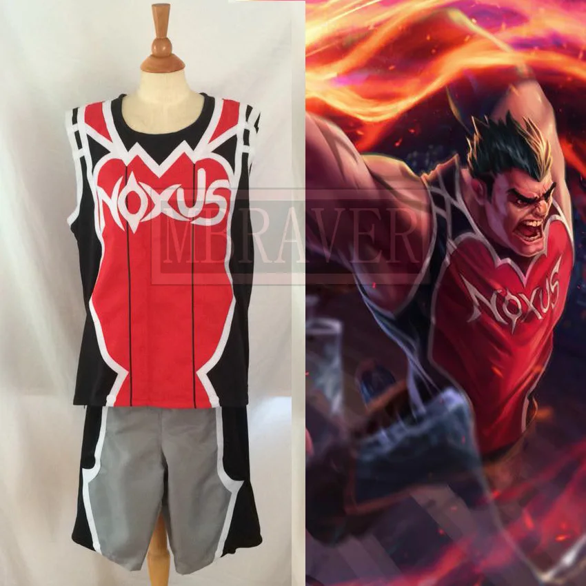 

LOL The Hand of Noxus Darius Cosplay Costume Custom Made