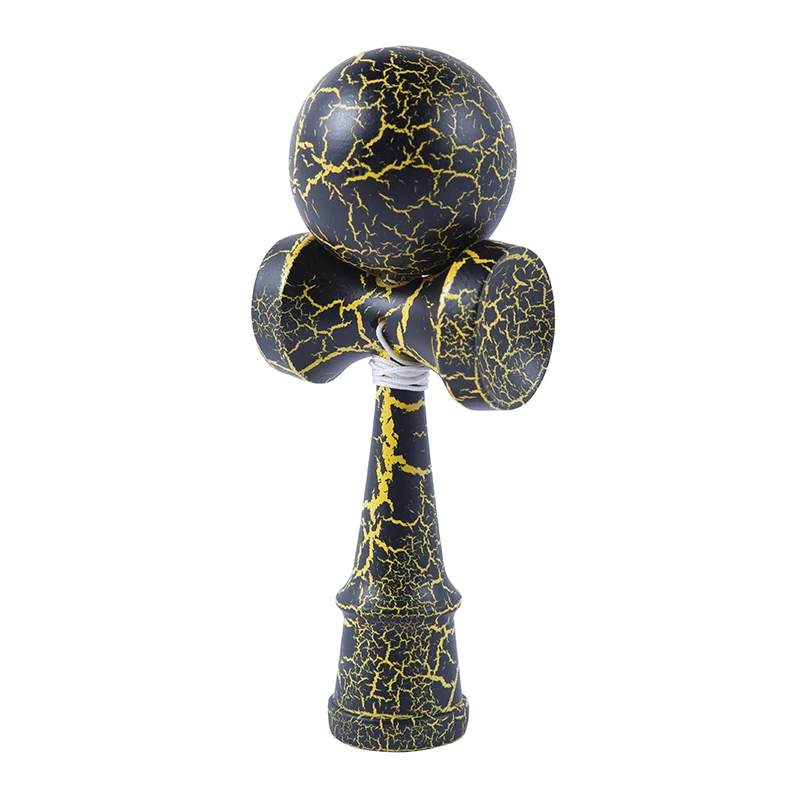 Привлекательная Kendama 18,5 см 4 шт. забавная японская традиционная деревянная игрушка Kendamas мяч красочные ПУ краски деревянные игрушки