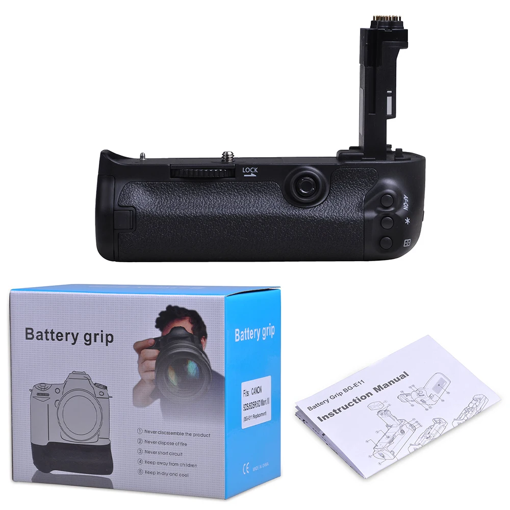 Batmax BG-E11 Battery Grip for Canon EOS DSLR 5D Mark III 5DIII 5D3 Camera BG-E11 Battery Grip Work with LP-E6 /AA Batte