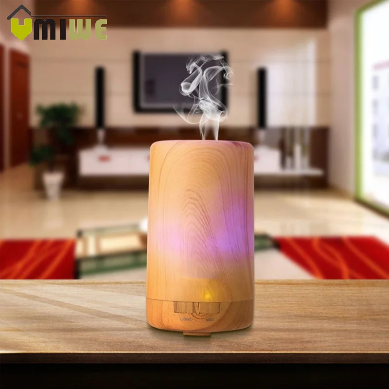 

Mini Aromatherapy Diffuser USB Aroma Essential Oil Diffuser Electric Ultrasonic Cool Mist Humidifier with LED Lamplight For Home