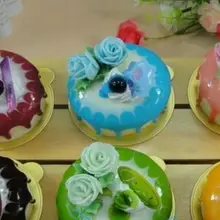 Модная детская муляж пищевых продуктов кружка-Мороженое круг цветы; платье-торт; игрушечная бутафория подарок E0419
