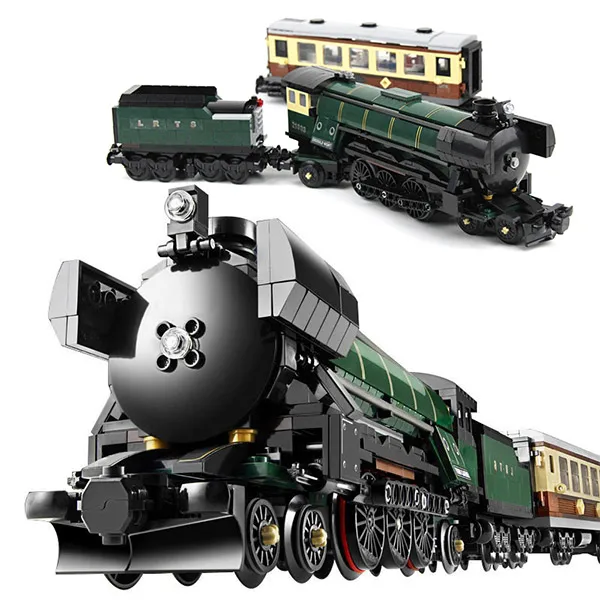

21005 Technic Series Emerald Night Train Model Building Block Set Bricks Toys 1085Pcs Compatible KIds Gifts