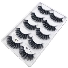 50 пар настоящие ресницы из искусственной норки 3D натуральные накладные ресницы 3d норковые ресницы мягкие ресницы наращивание ресниц Набор для макияжа