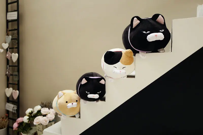 1 шт. 40/50 см Перевозка груза падения fatCat Лаки кошки плюшевая игрушка чучело медведя детская кукла борода благословение Cat Подушка Мягкий силиконовый чехол с рисунком из мультфильма животное игрушка