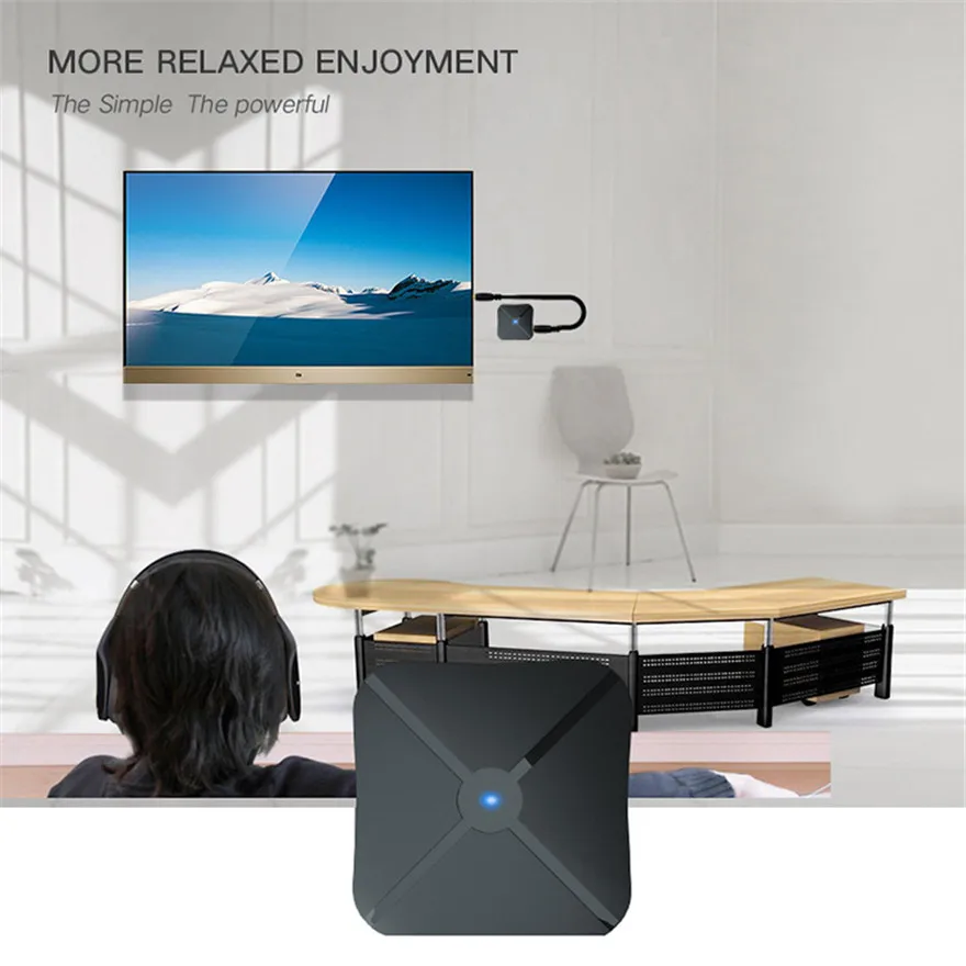 Bluetooth 4,2 адаптер Bluetooth передатчик и приемник 2-в-1 приемопередатчик Bluetooth передатчик авто аксессуары