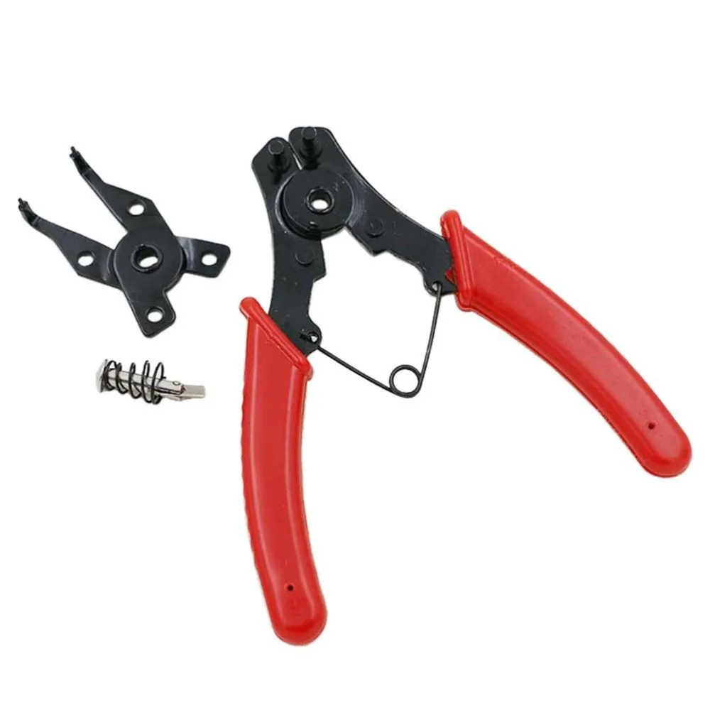 4 in 1 Flexible Head Circlip Plier Snap Ring Pliers Circlip Combination