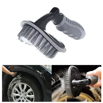 

Car Rims Tyre Cleaning Brush T-Type Multi-Functional Wheel Hub Washing Tool New