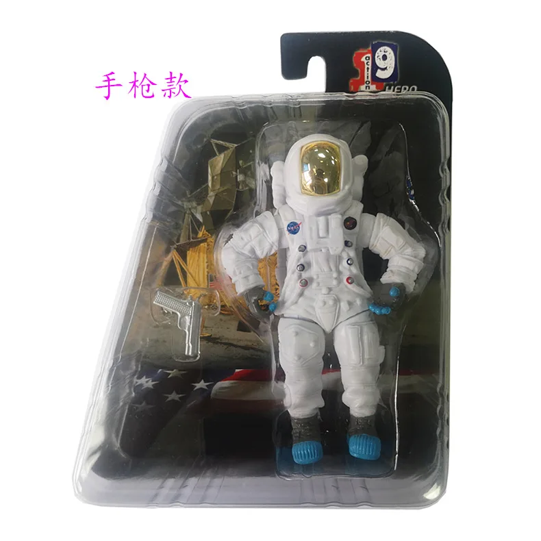 Simulation Pvc Figure Astronaut Spaceman Model Ornaments Dolls Toy Joints Movable Model Decoration Christmas Birthday Gift - Цвет: E