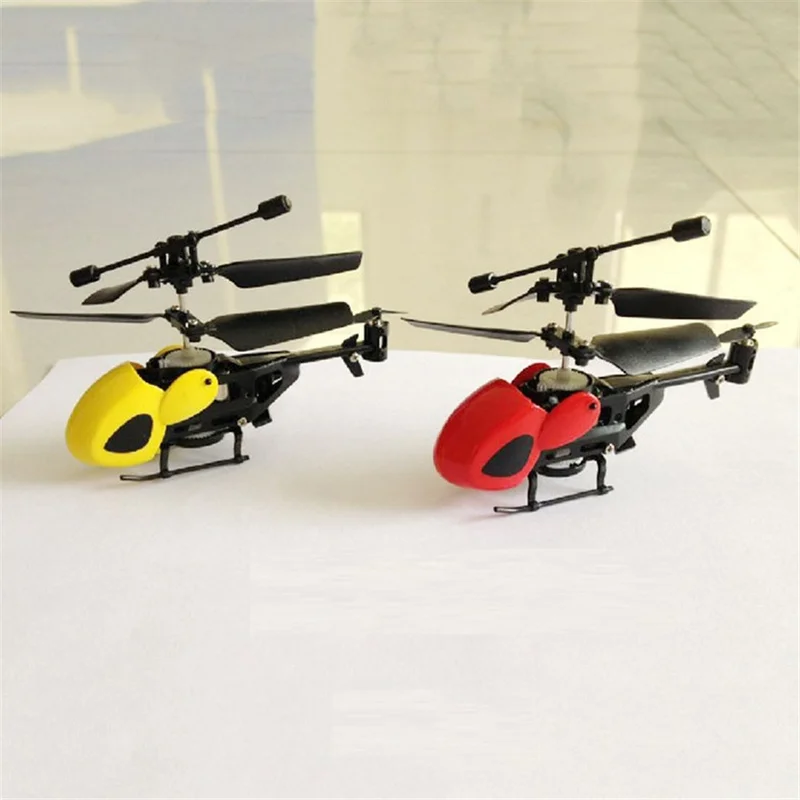 

Xmas Gift Mini 2CH Shatterproof Mini RC Helicopter RC Drone Mode2 Helicopter UAV Electric Toys for Children Gift