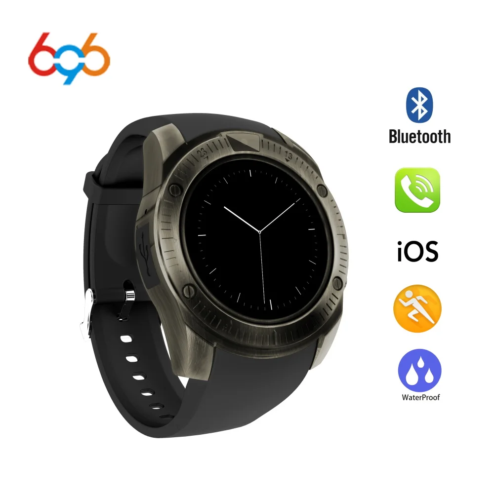 

696 Newest Vintage Bluetooth Wrist Smart Watch KY003 For iPhone Android Phone Support SIM TF Card smartwatch Wristwatch PK Y1
