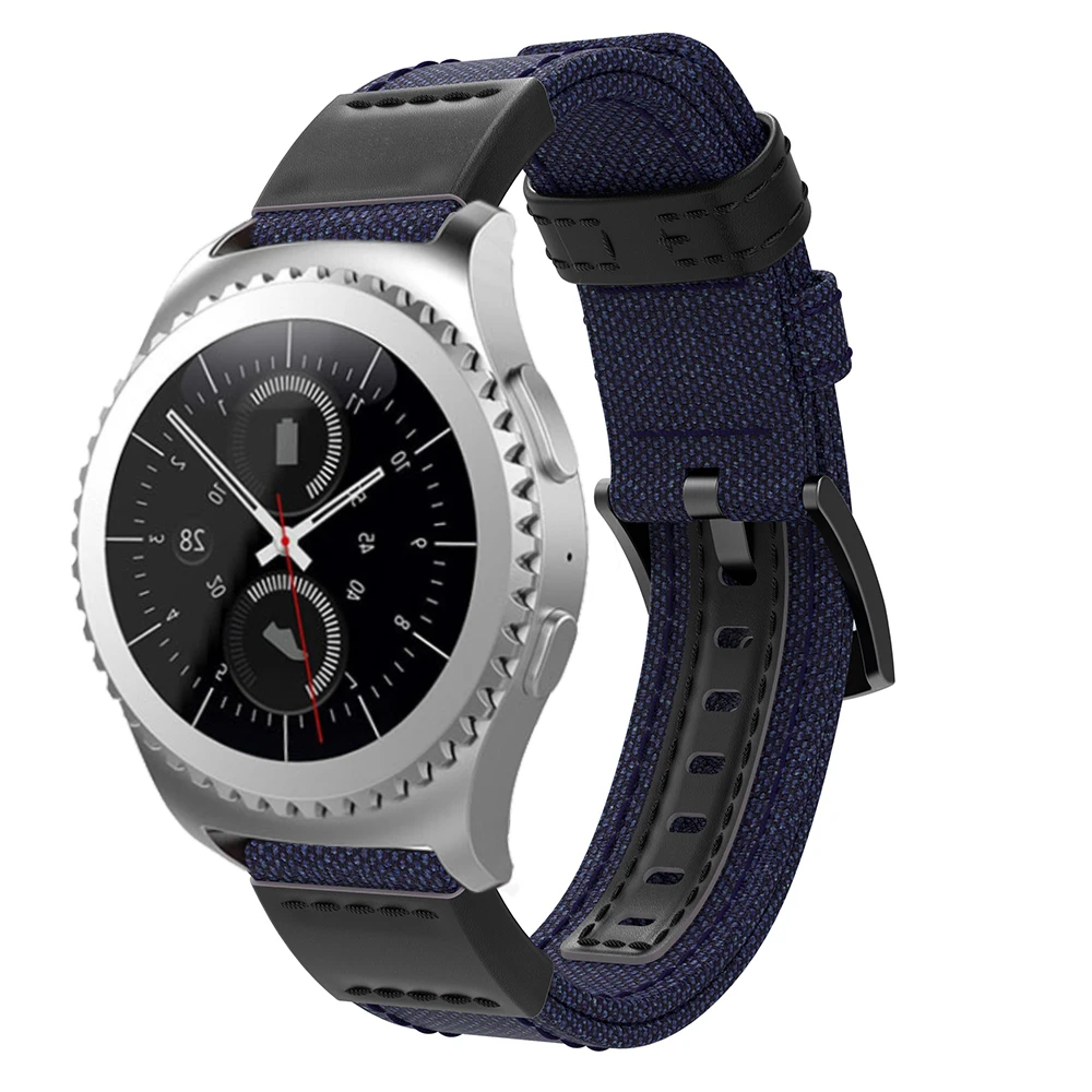 Нейлоновый ремешок для samsung Galaxy Watch 42 мм Active 2 44 мм 40 мм SM-R820 R830/Active 2 Band Браслет gear S2 спортивный ремешок для часов