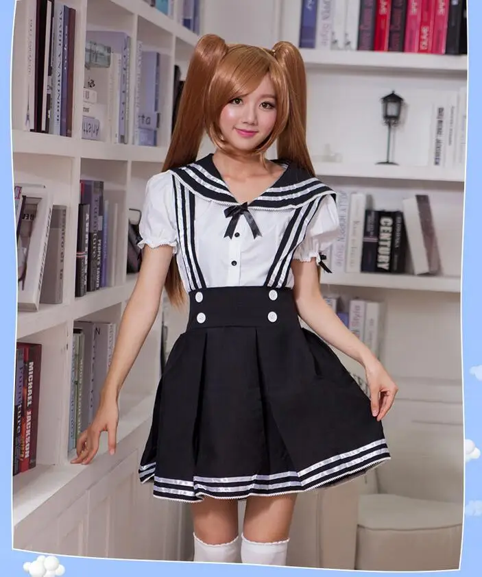 

2019 Japanese School Uniform Cosplay Costume Anime Girl Sailor Lolita Dress Maid Cosplay Costume