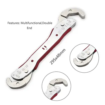 

Multi-function Universal Wrench Adjustable Spanner Tool Home Repair Hand tool Multi Purpose Universal Wrench Pipe Wrench
