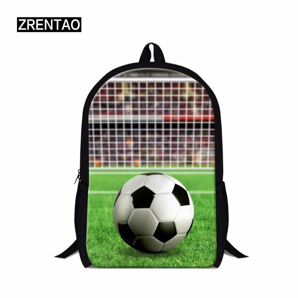 

ZRENTAO children school backpack 3D cartoon print polyester double shoulder bags teens daily mochilas masculine adults bookbags