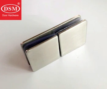 

180 Degree Glass Connector Clamp Made With Brushed 304 Stainless Steel For Glass to Glass Fitting DC-1145B