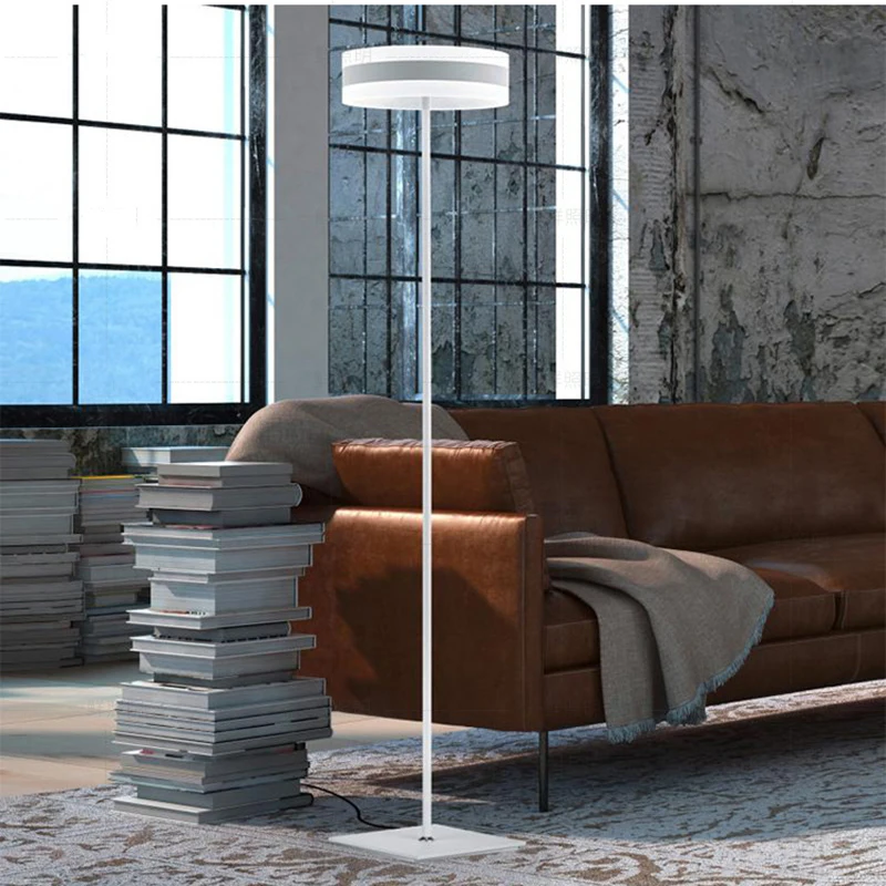 

Simple modern stand floor lamp for living room Nordic bedroom led ceiling light 100-240V bending fishing floor lamp new style
