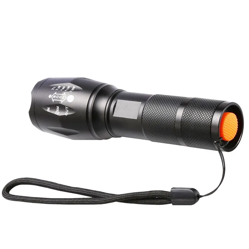

BRIDAY Portable 8000LM Bright Handheld LED Flashlight with Adjustable Focus 5 Light Modes Outdoor Water Resistant Torch Camping