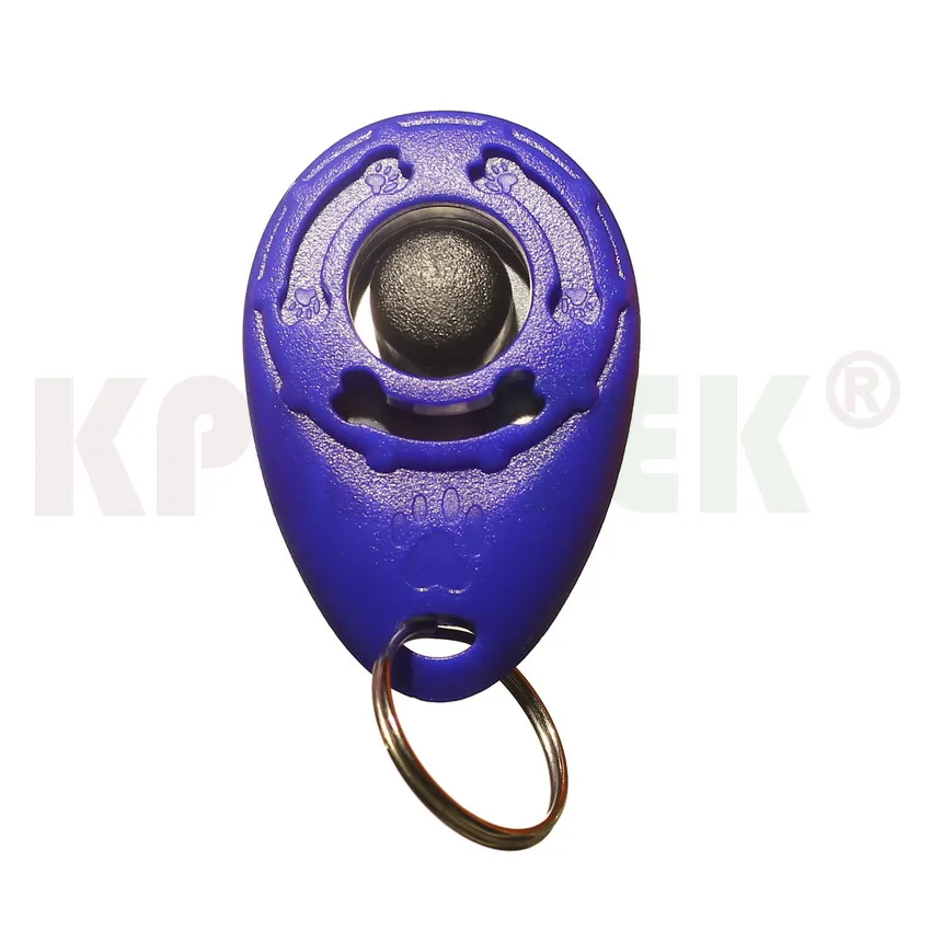 50 PCS Pet Dogs Training Clicker Crisp And Easy To Carry Strap Design