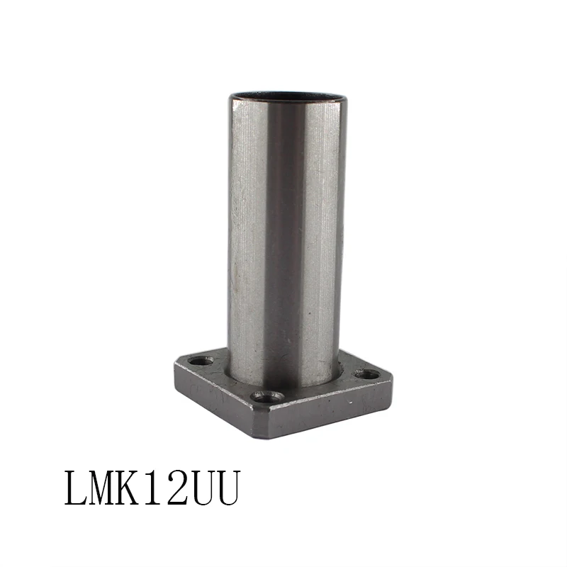 

2pcs/lot LMK12UU CNC Round Flanged Type 12*21*57*32mm Linear Bushing For 3D Printers Parts Rail Linear RepRap Shaft Part Brush
