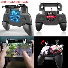 pubg Controller gamepad joystick R1 L1 Shooter joypad game pad Cooler Fan with 2000/4000mAh Power Bank for iPhone android phone