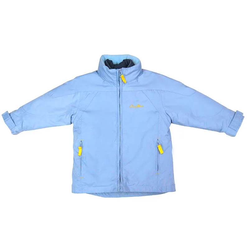 

Boys Coat Jacket windbreaker Undercoat 2 in 1 Windproof Waterproof Warm Coat French fashion Kids Brown Blue Jacket 1151