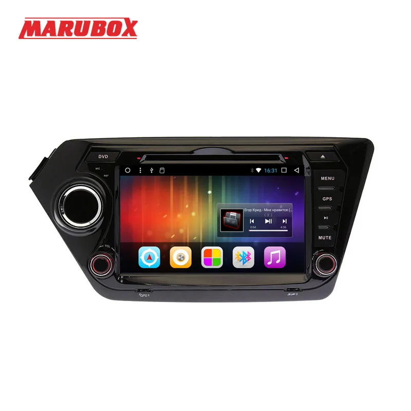 Marubox 2 Din Android 7 1 для Kia Rio мультимедийный автомобильный DVD плеер K2 2010 2015