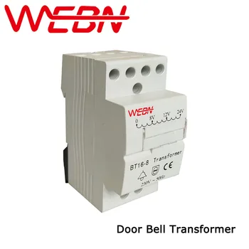 

BT16-8 Door Bell Transformer Rated Voltage 230/240VAC 50/60Hz IP20 CE Approval