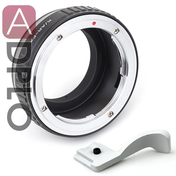 Pixco Mount Adapter Suit For Konica AR Lens To Fuji FX X-Pro1 X-E1 X-E2 X-M1 Camera + Hot Shoe Cover  (silver) 150234