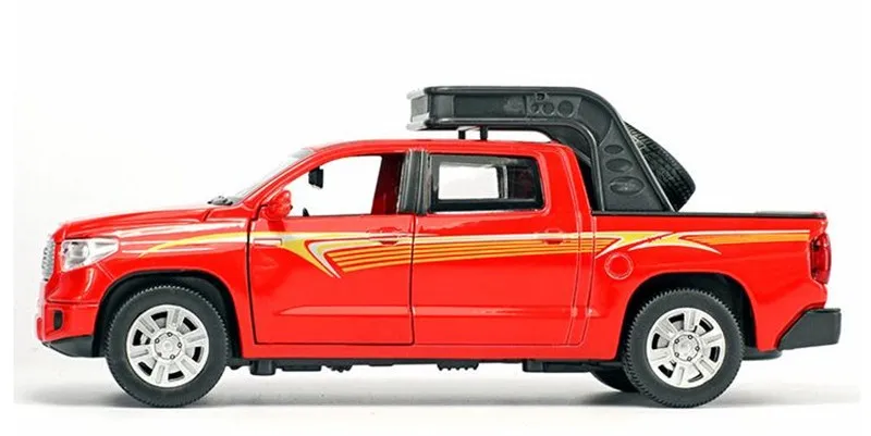 1:32 легковые автомобили, высокая имитация Toyota tundra pickup, металлическое литье, игрушечные транспортные средства, музыкальные и мигающие