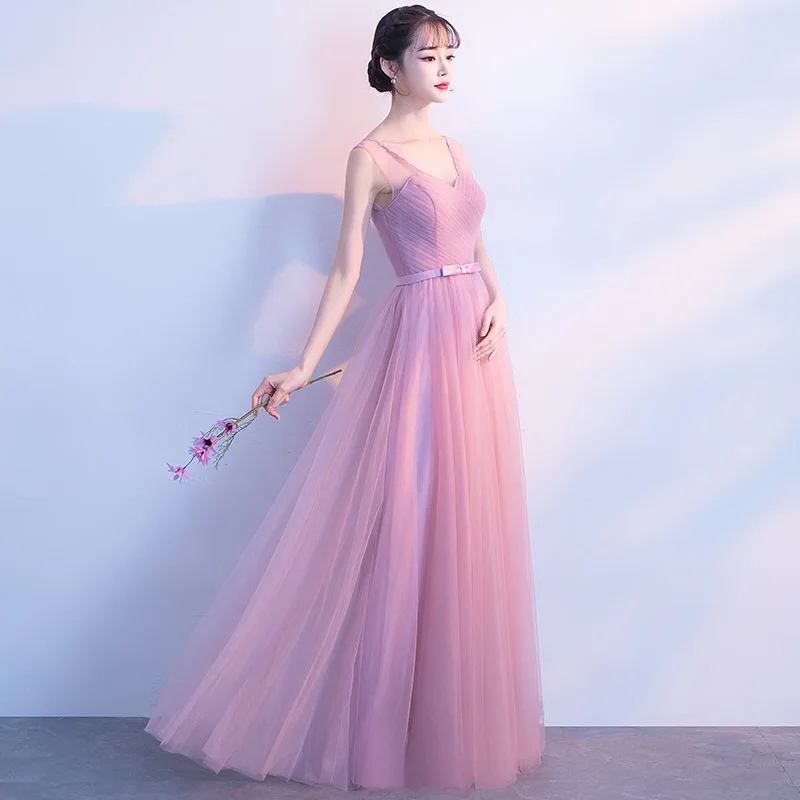 Элегантные темно-розовые кружевные платья подружки невесты, женские Формальные Длинные платья для свадьбы, выпускного бала, отражающие платья, robe de soiree