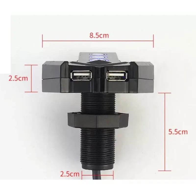 Headphone Accessories Headphone Bracket For Computer Desktop Switch Extension Switch Button Dual USB